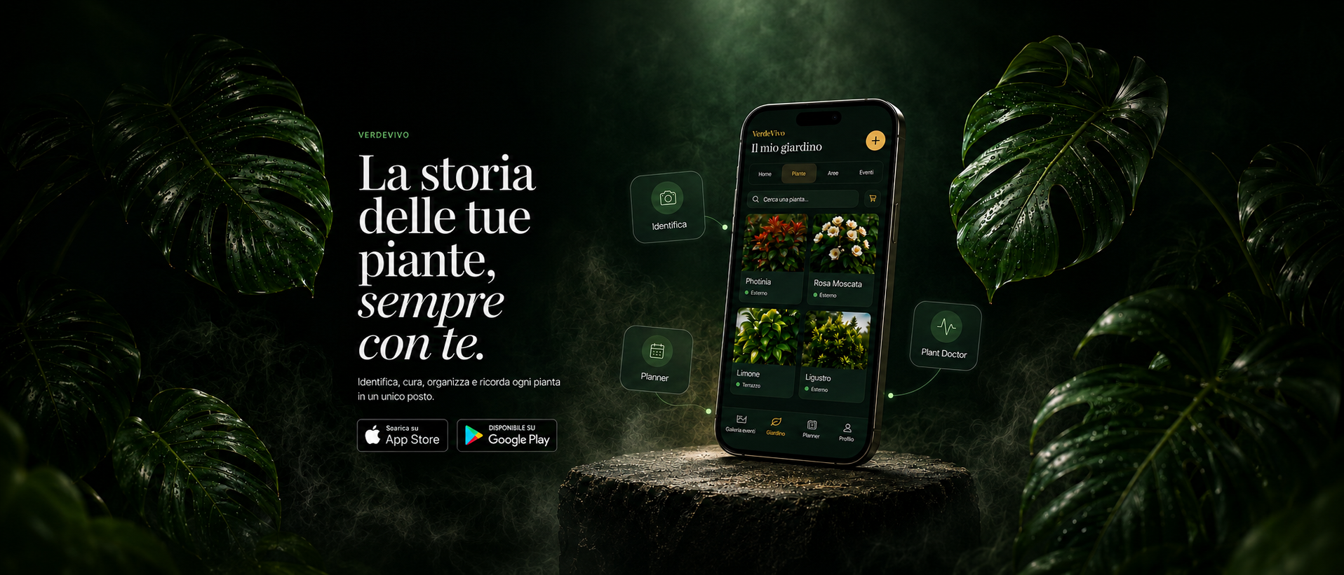 VerdeVivo app per la cura delle piante su iPhone